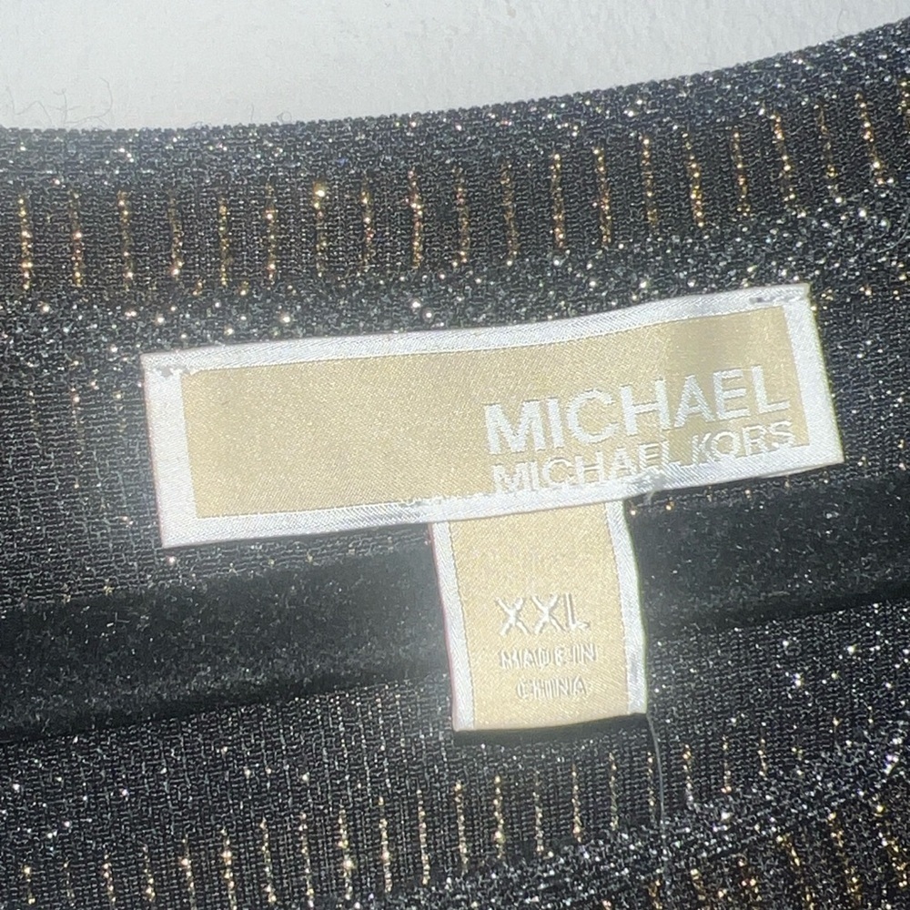 Michael kors XXl gold & black dress long sleeve NWT - Picture 2 of 11